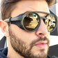 45746 Steam Punk Men Round Retro Goggles Sunglasses Women Shades Uv400 Vintage Glasses