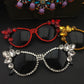 Crystal Cat Eye Sunglasses