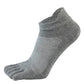 5 Pairs Socks With Toes Mans Cotton Solid Breathable Protect Ankle No Show Socks Summer Five Finger Socks Sokken Good Quality