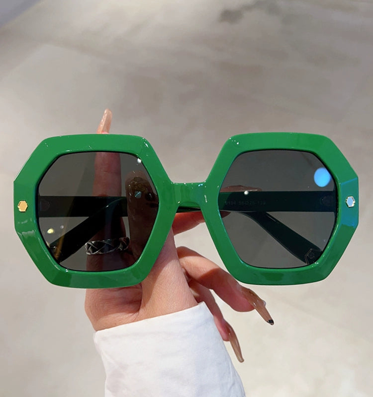 Personality Hexagonal Sunglasses