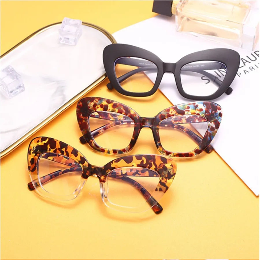 Fashion Vintage Anti Blue Light Cat Eye Glasses