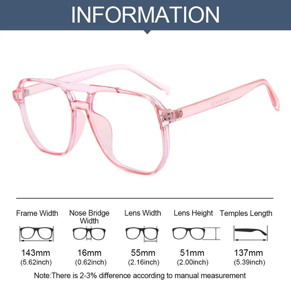 Blue Ray Blocking Anti-Blue Light Glasses Eye Protection PC Square Eyeglasses Ultralight Optical Spectacle Eyeglass Men Women