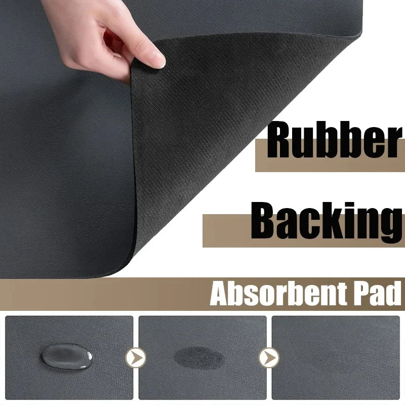 Antiskid Kitchen Absorbent Draining Mat Geometry Pride Love Super  Draining Coffee Dish Drying Mat Quick Dry Bathroom Drain Pad