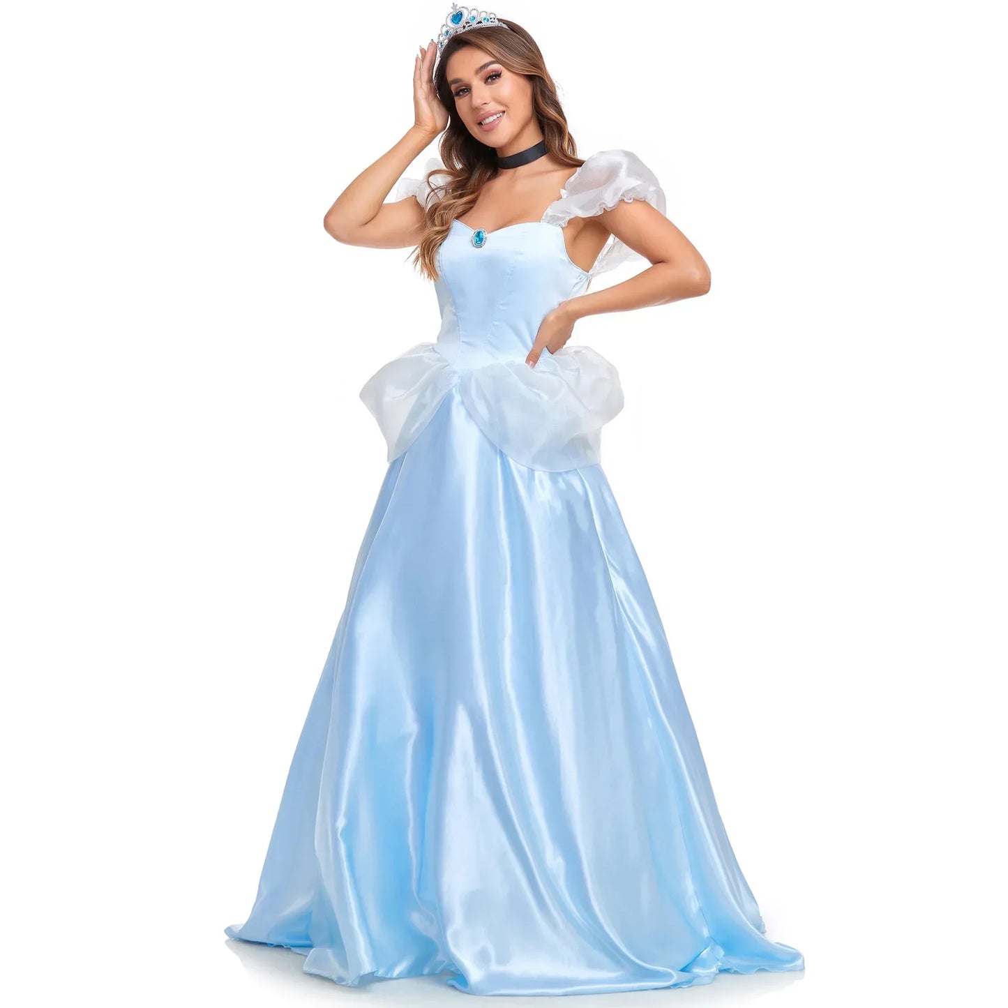 Halloween Cinderella Costume For Adult Women Anime Sexy Princess Fantasia Fancy Dress