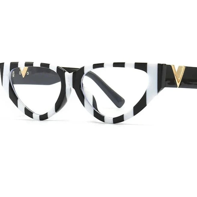 Zebra Cat Eye Anti-blue sunglasses