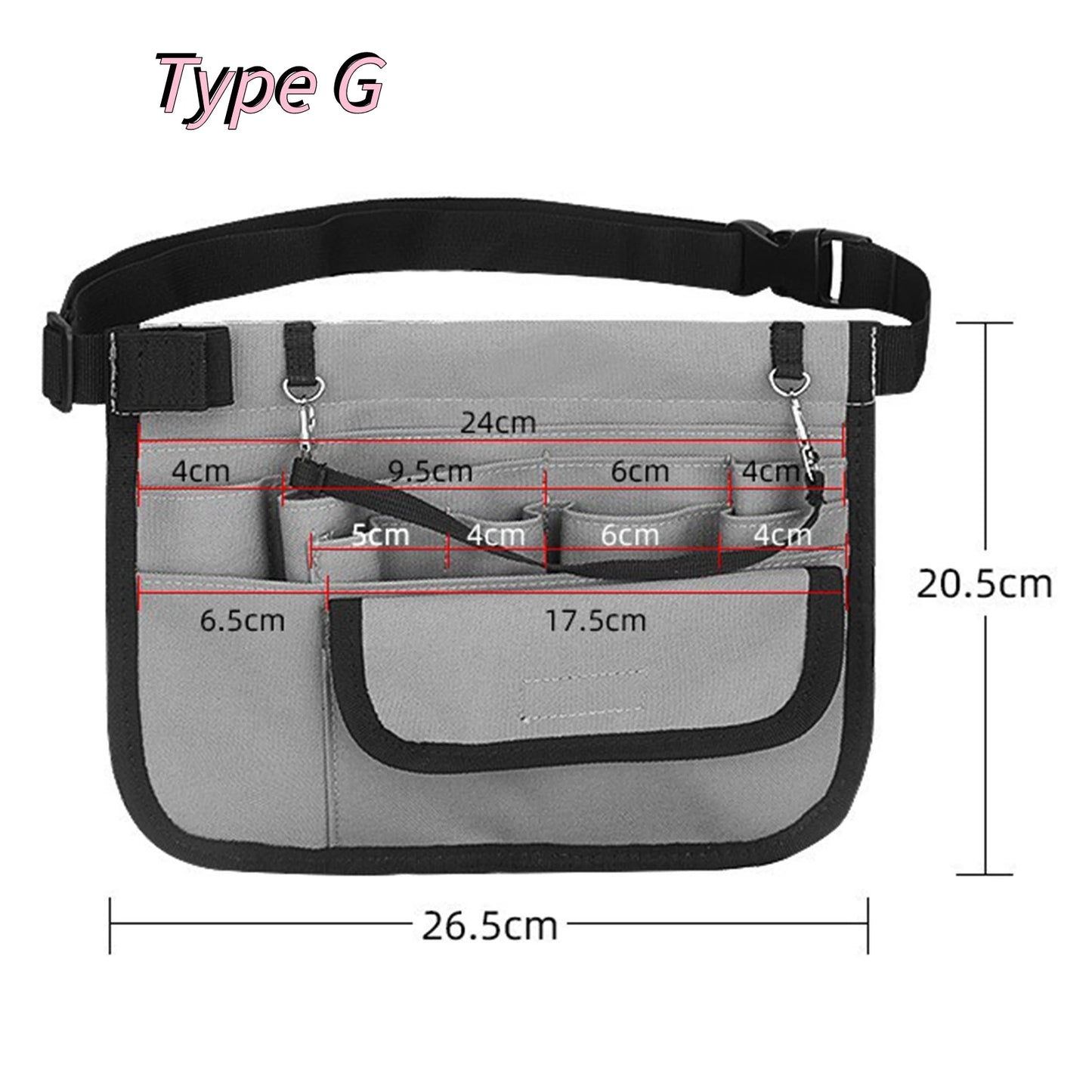 Nurse Fanny Pack Stethoscopes Durable Emergency Supplies Medical Gear Pocket Multiple Pockets Nurse Tool Waist Bag Vet Nurse