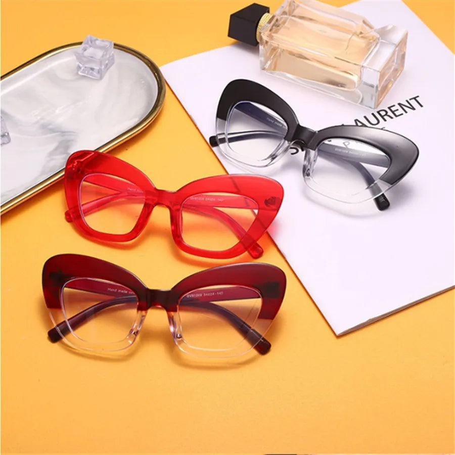 Fashion Vintage Anti Blue Light Cat Eye Glasses