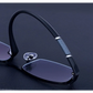 Metal Anti-blue Light Reading Glasses Men Business Eyewear Farsighted Eyeglasses Diopter 0 +1.0 +1.5 +2.0 +2.5 +3.0 +3.5 +4.0