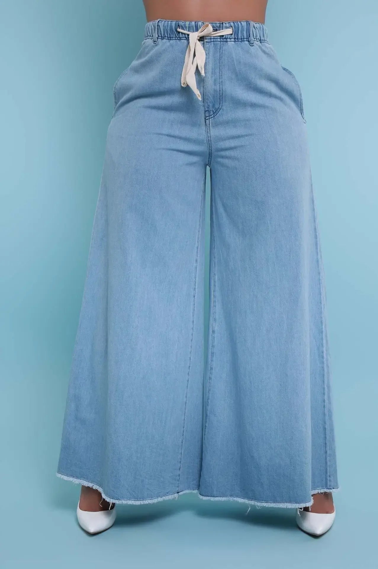 European and American women's clothing Fashionable casual loose denim women's suit two-piece set two piece sets womens outifits