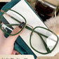 Square Metal Frame Glasses