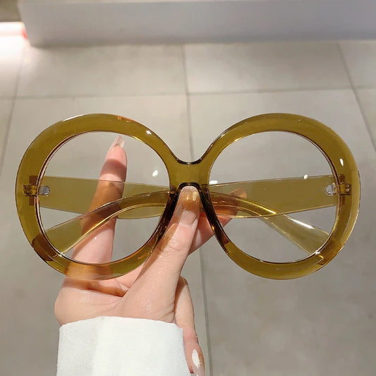 Oversized Round Eyeglasses