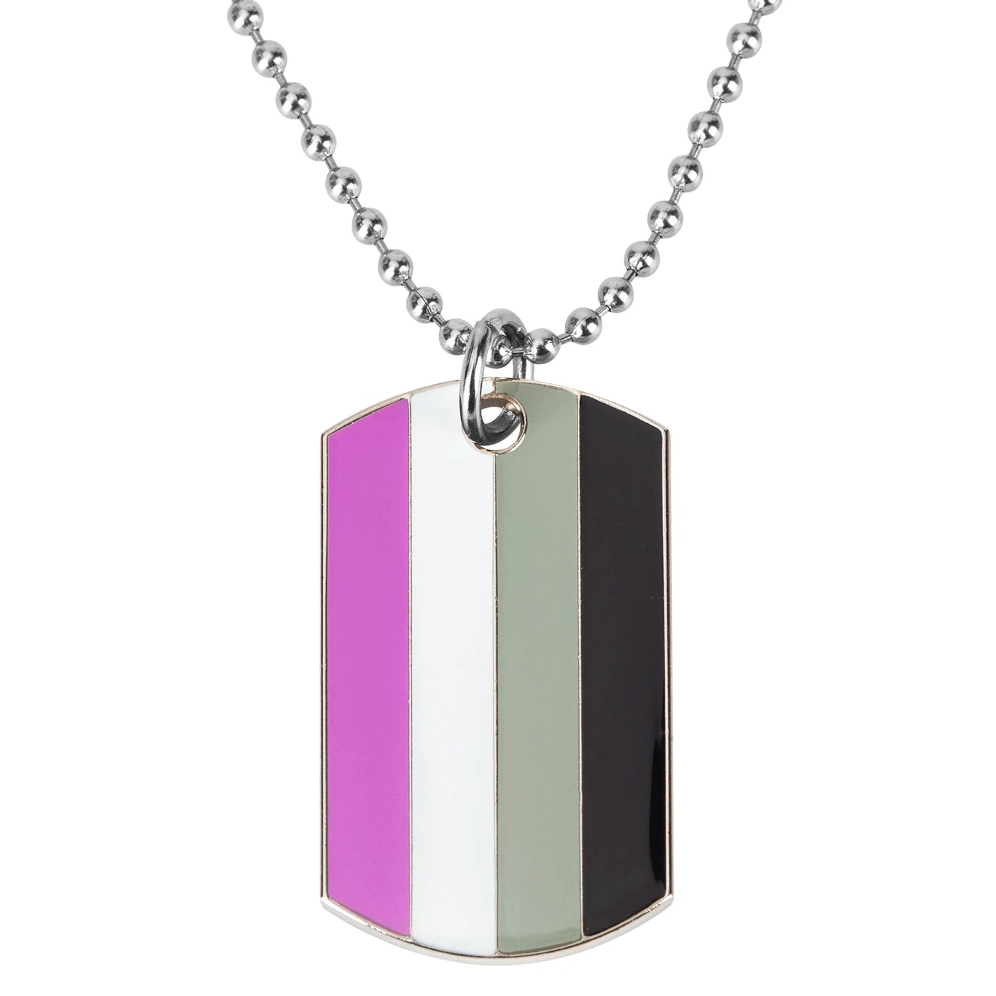 Transgender Rainbow Pansexual pride Genderqueer pride Asexual Pendant Necklace Rainbow Heart Necklace For Women Jewelry