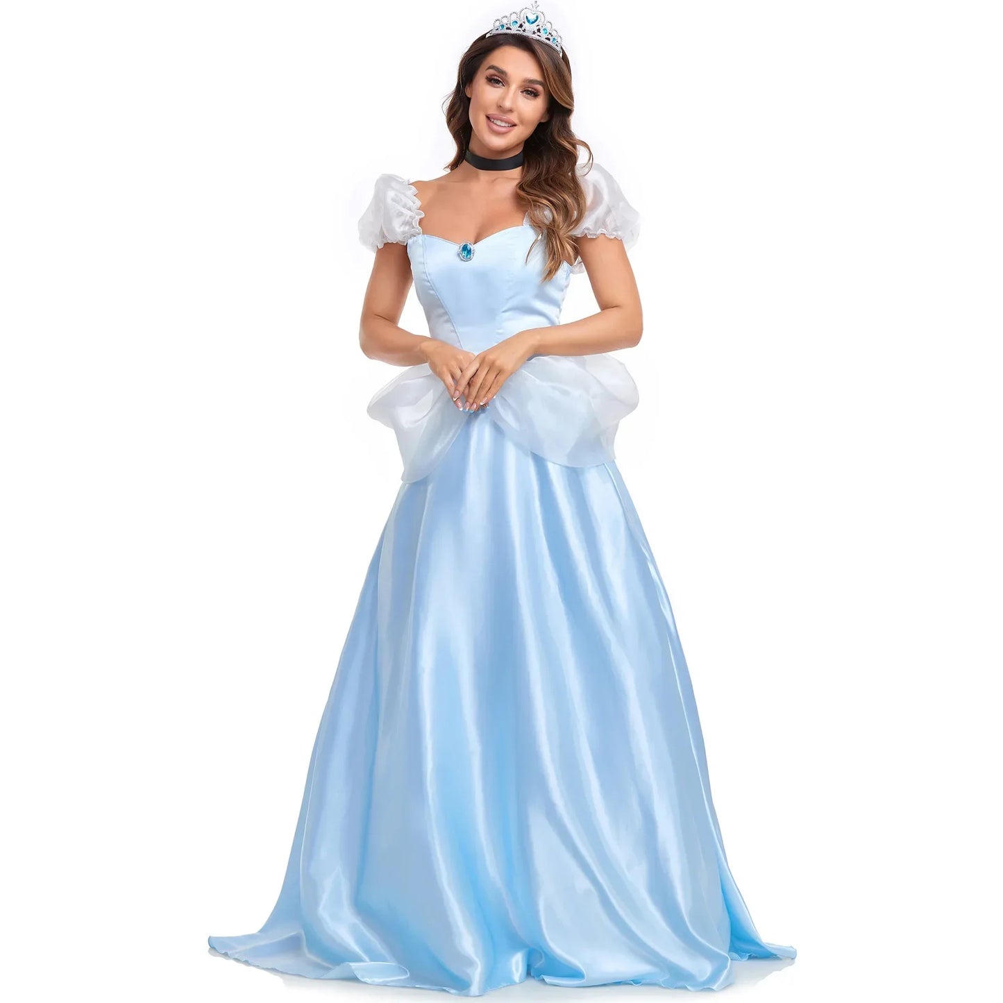 Halloween Cinderella Costume For Adult Women Anime Sexy Princess Fantasia Fancy Dress