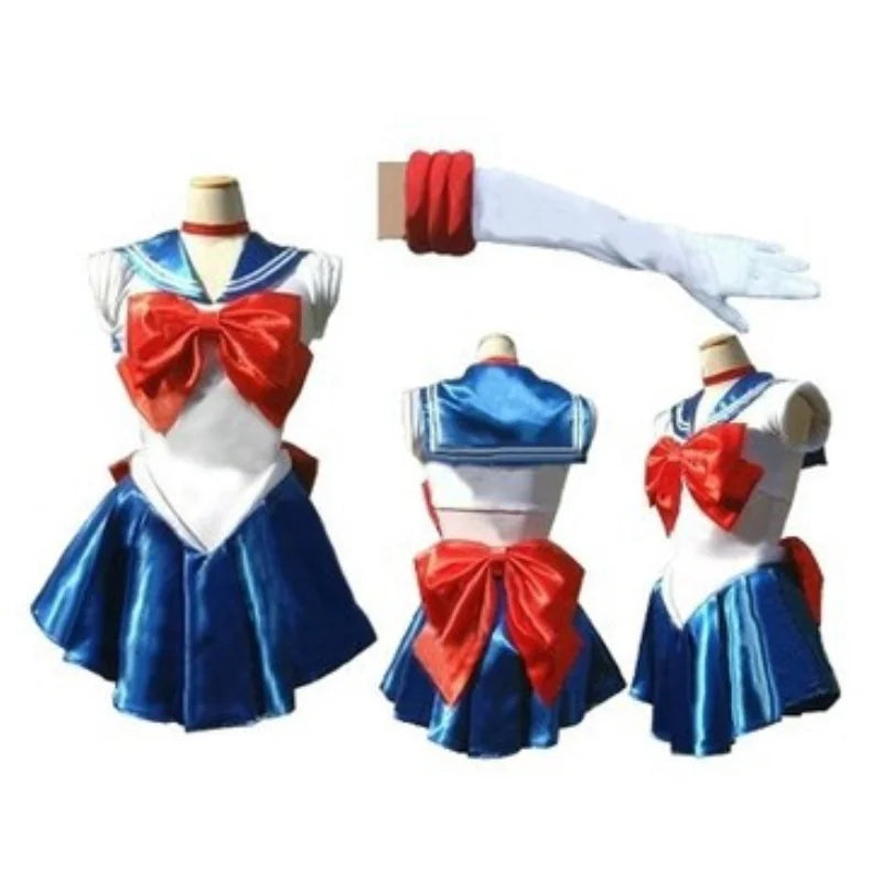 Anime Sailor Uniform Cosplay Moon Costumes Anime Figure Dress Vestido Halloween Costumes for Women Suit Wig Loli Clothing Party