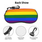 Gay Pride LGBT Rainbow Flag Sunglasses Soft Case Neoprene Zipper LGBTQ Lesbian Shell Eyeglass Case Protective Box for Glasses