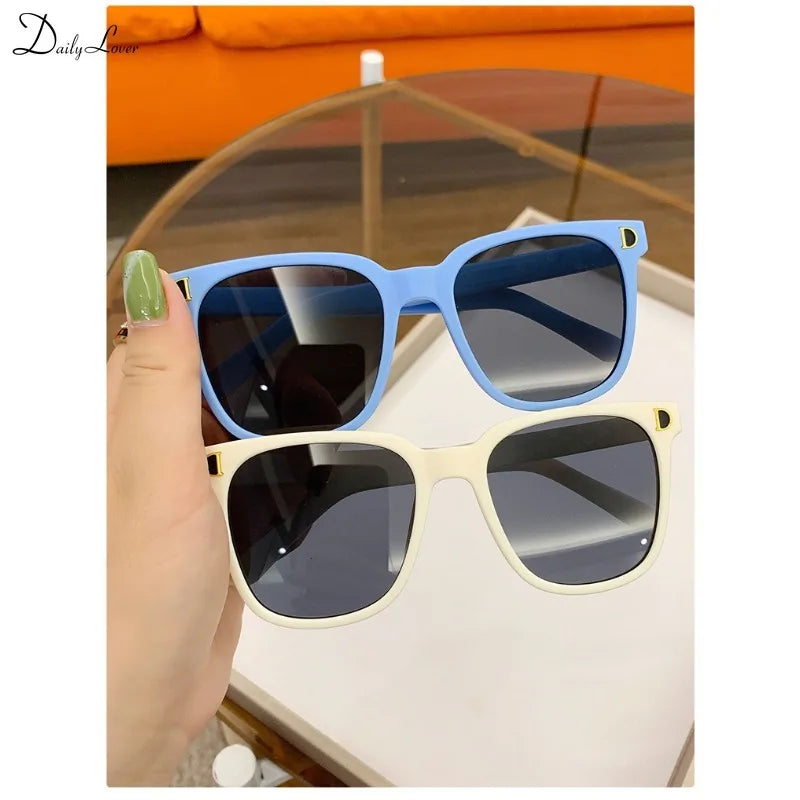 1PC Outdoor Sports Kids Square Sunglasses  UV400 Protection Flexible Silicone Glasses Shades for Boys Girls Sunglasses