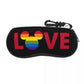 Mickey Mouse Loves Glasses Case Travel Pride Art Fill Eyewear Storage Box Ultra Glasses Box