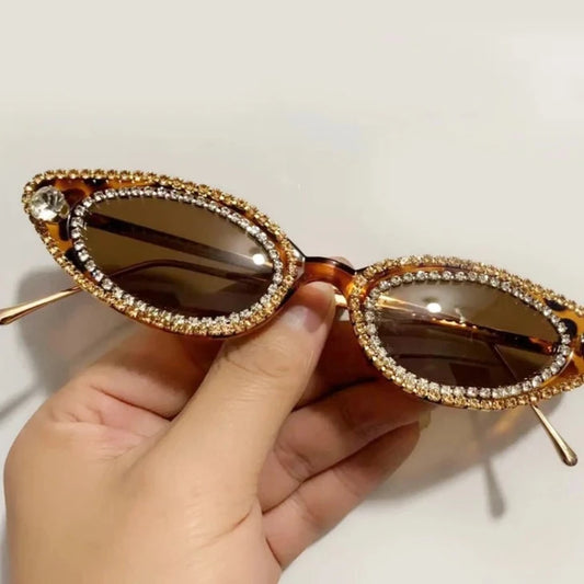 Fashion Rhinestone Cat Eye Eyewear