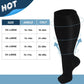 4XL Plus Compression Socks Men Knee Length Sports Socks Running Cycling Anti Fatigue Varicose Veins Natural Hiking Basketball