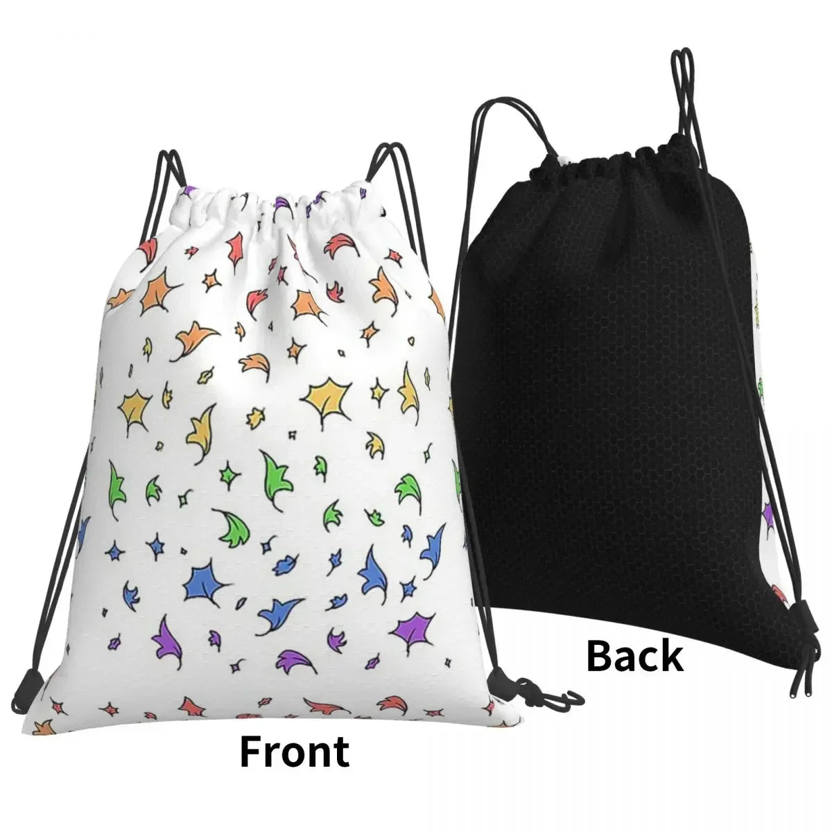 Heartstopper Leaves - Pride Backpacks Drawstring Bags Drawstring Bundle Pocket Sports Bag Book Bags For Man Woman School