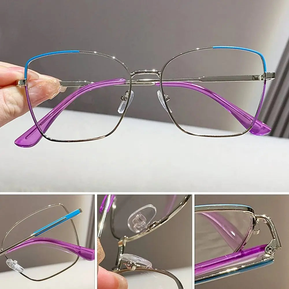 Dazzling Eyeglasses Blue Light Blocking Women Designers Glasses Optical Spectacle Computer Eye Protection Glass Fashion Eyewear