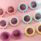 Cute Daisy Sunglasses for Children Fashion Round Flower Eyewear Kids Girls Boys Outdoor UV Protection Sun Glasses Shades