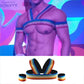 CLEVER-MENMODE Fetish Chest Harness Men Sexy Body Bondage Cage Harness Belts Rave Clothing Lingerie Rainbow Pride Elastic