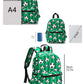 Casual Kids Backpack Dinosaur School Bag Travel Rucksack Cartoon Kids Boy Girls Schoolbag Student Bookbag Children Daypack Bag