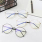 Classic Anti-Blue Light Blocking Glasses Women Men Round Optical Lenses Spectacle Computer Protection Goggles Reading Eyeglasses