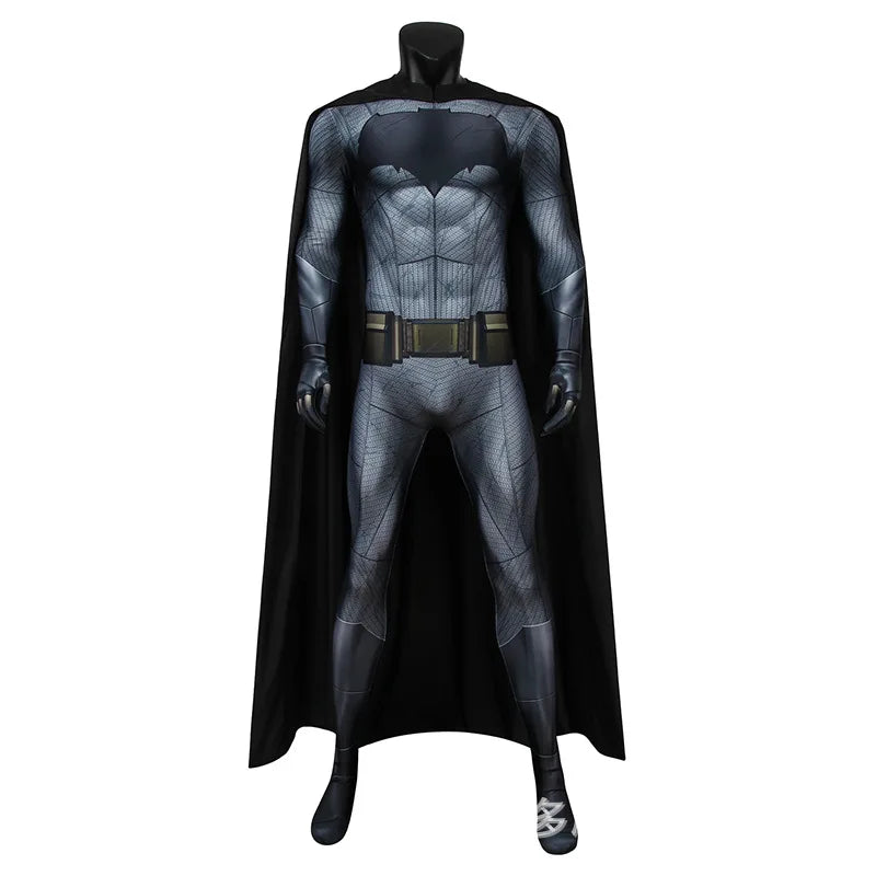 Men's Halloween Party Cosplay Batman Carnival Birthday Ball Costume Justice Dawn COS Costume Batman Adult Tight Cloak Mne's Gift