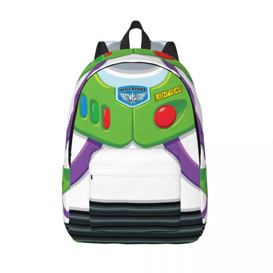 Toy Story Buzz Lightyear's Space Suit Backpack for Men Women Teenage High School Business Daypack Laptop Canvas Bags Outdoor