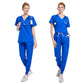 Handwashing Clothe Split Suit Short Sleeved Hand Brushing Pet Dentist Nurse Work Clothes Men Medical Care Clothes Nurse Uniform