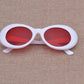 Sun Glasses Retro Oval Sunglasses